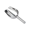 DF99321 Stainless steel ice spatula, food spatula, stainless steel ice spatula, round bottom ice cube spatula, supermarket chain, multi-functional rice spatula, bagged sugar cubes, tea, coarse grains, food, DF TRADING HOUSE Specification image